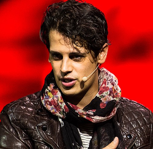 500px-Milo Yiannopoulos Methodist Central Hall Westminster London June 2013 (cropped)