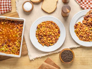 Aunt Betty-s Beans And Sausage
