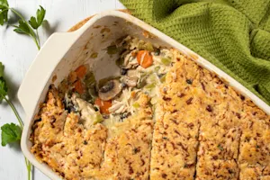 Louise's Cheddar Chicken Pot Pie