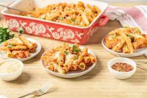 Chicken Parmesan Pasta Casserole