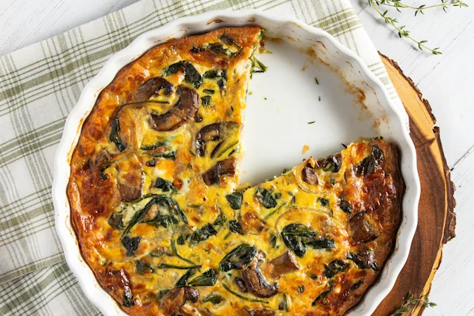 Vegetarian Quiche