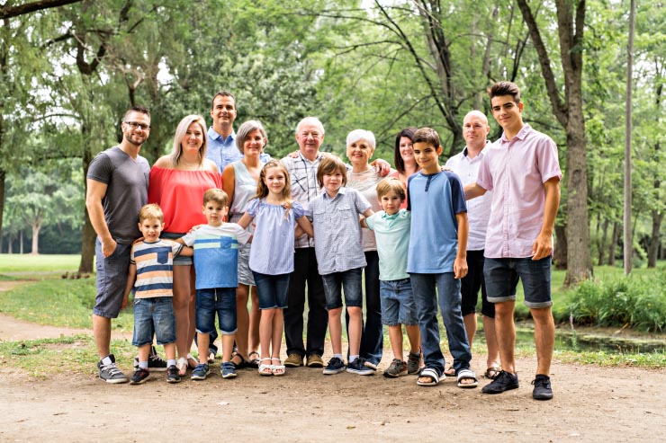  Which family member is always relieved? image