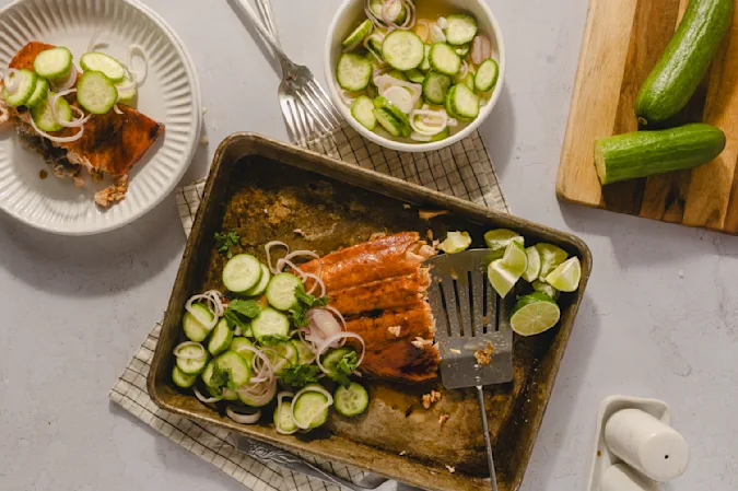 Garlic Honey Salmon-4