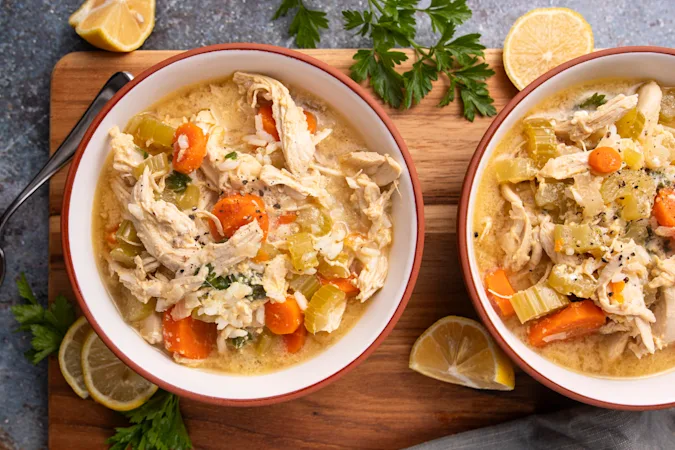 Cheryl's Lemon Chicken Rice Soup