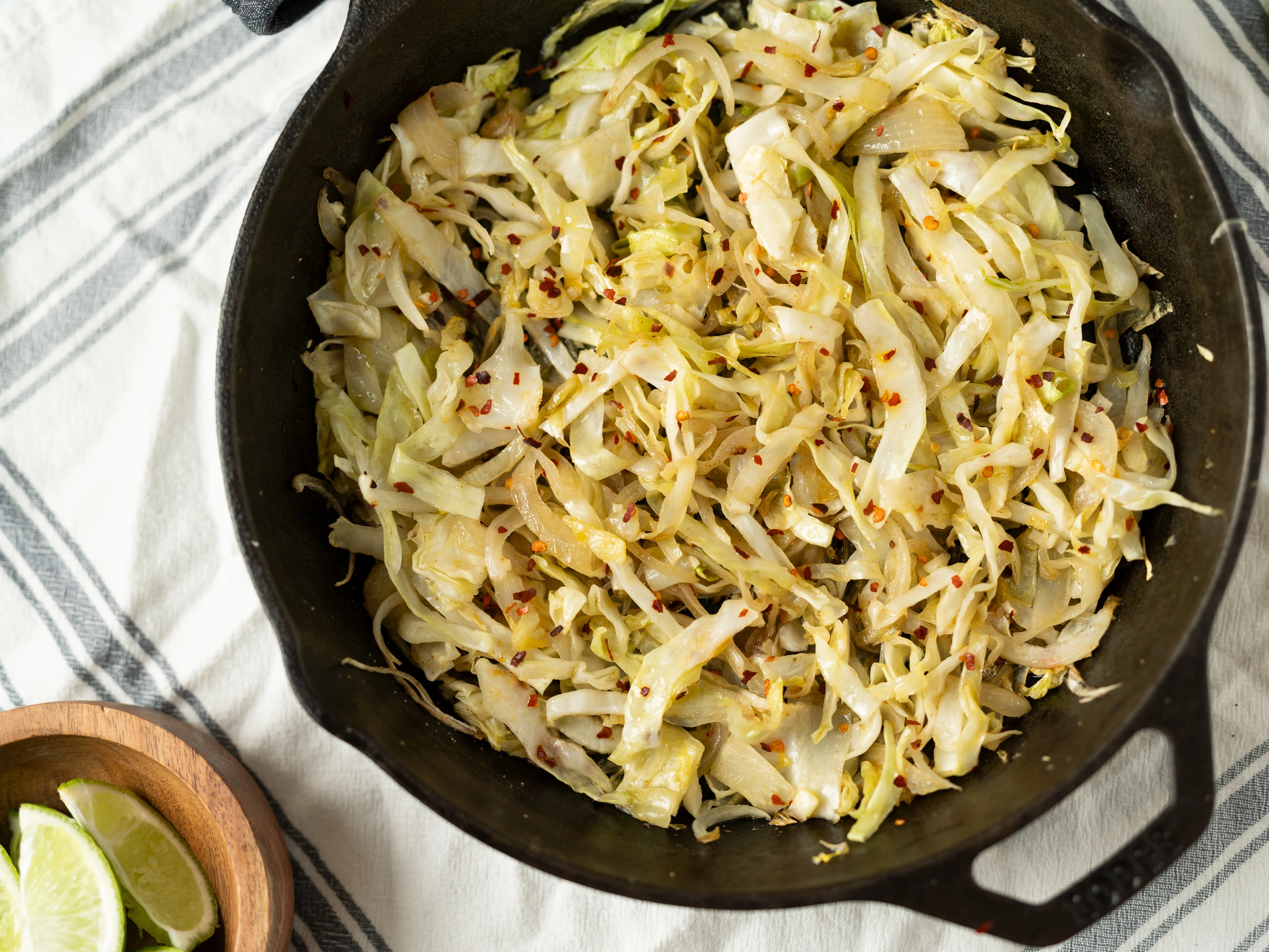 Lime Fried Cabbage | Cooking Professionally