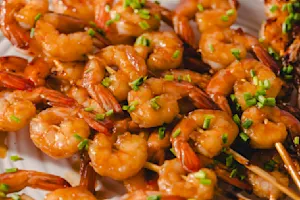 Honey Shrimp Skewers