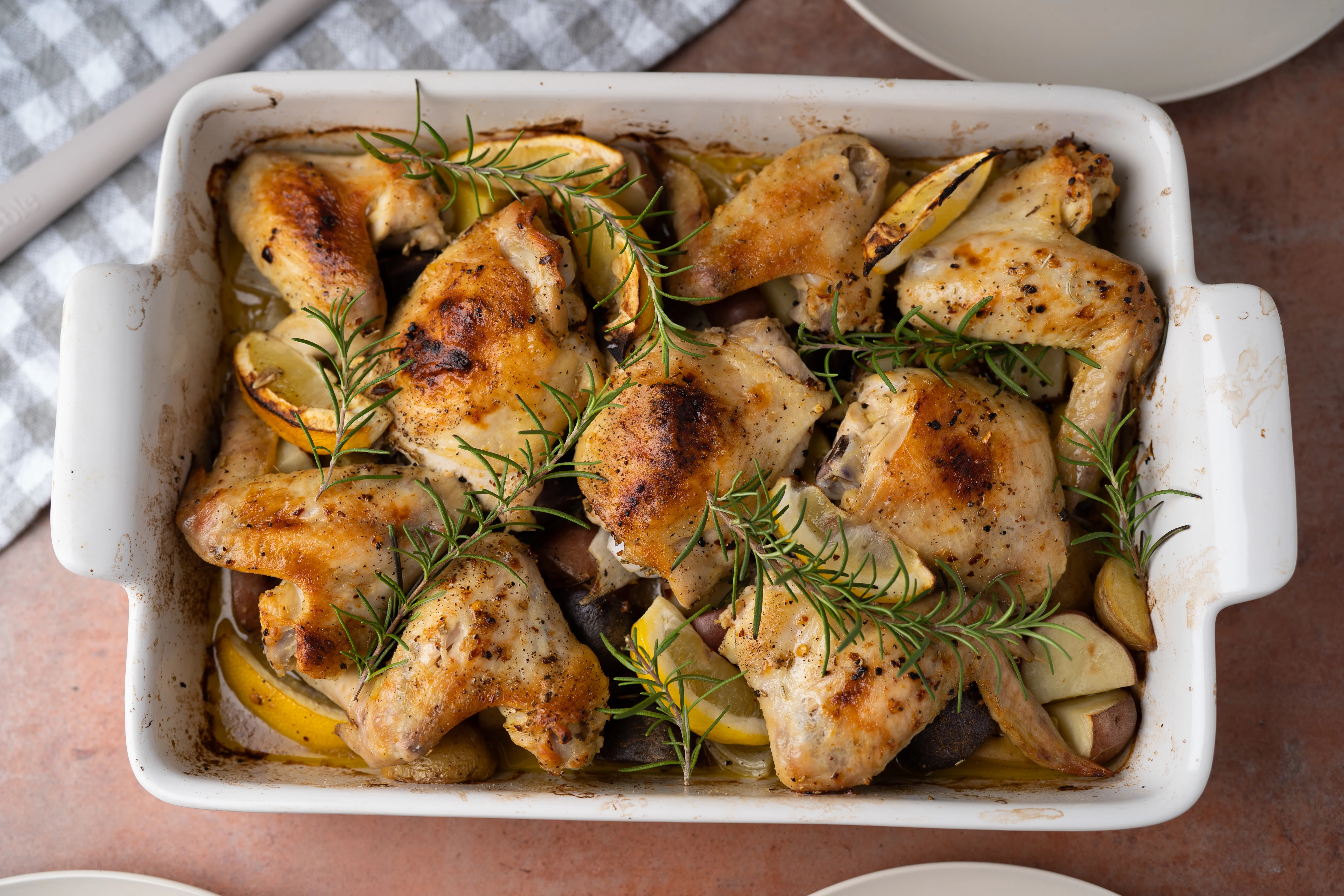 Roasted Lemon Chicken with Potatoes | Command Cooking