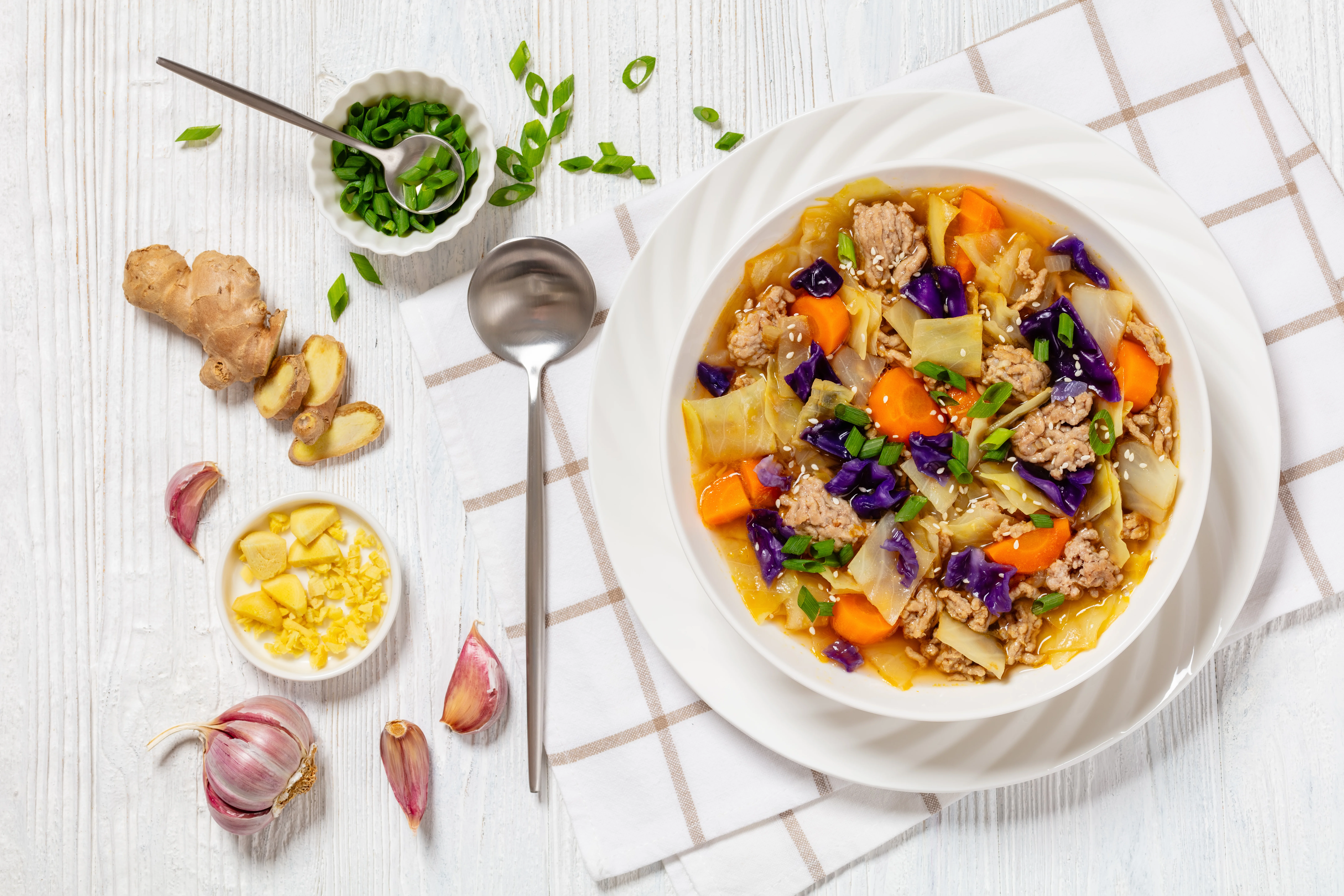 Everything Egg Roll Soup | Command Cooking