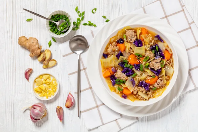 Everything Egg Roll Soup