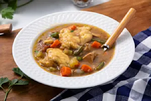 Cozy Turkey Dumpling Stew