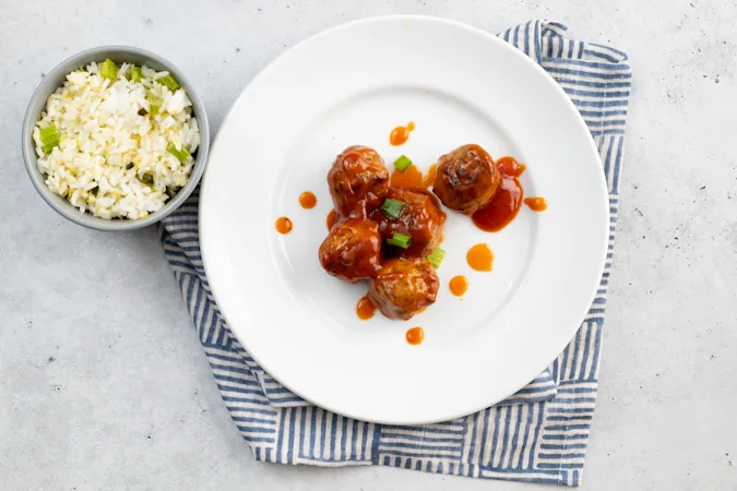 chinese chicken meatballs-1