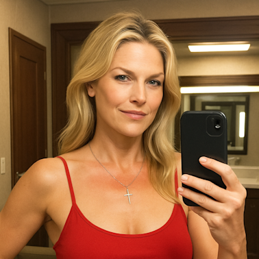 Ali Larter Stuns in Red String Bikini
