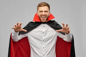 What do you call Dracula with hay fever? image