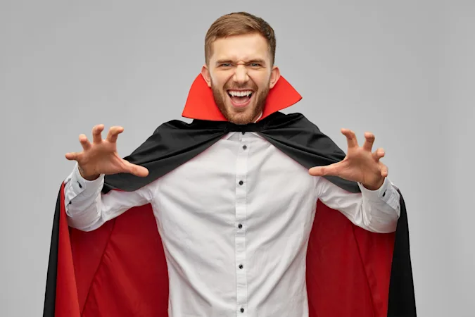 What do you call Dracula with hay fever? image