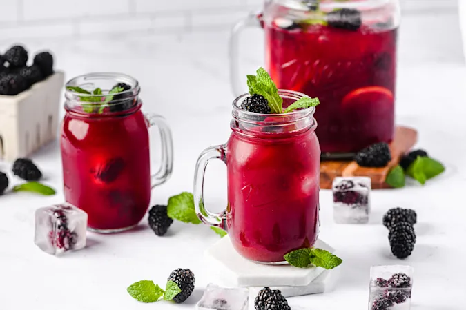 Backyard Blackberry Tea 5