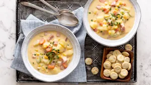 Hot Ham & Cheese Chowder