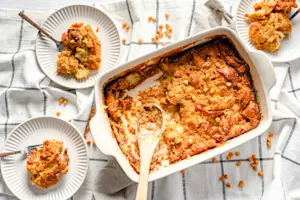 Butterscotch Bread Pudding-7