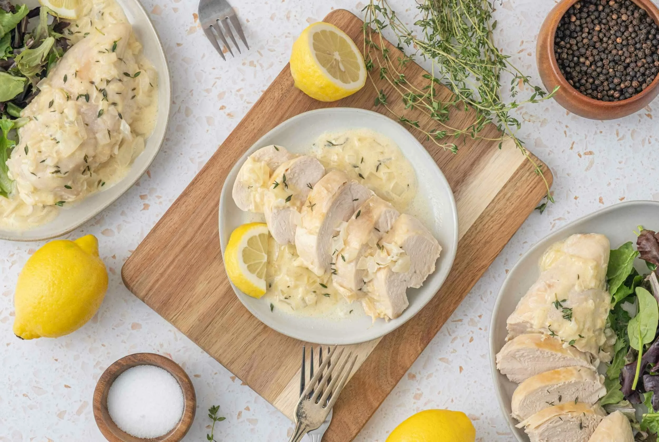 Creamy Lemon Thyme Chicken | Command Cooking