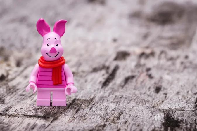 Where does Piglet™️ store all her money? image
