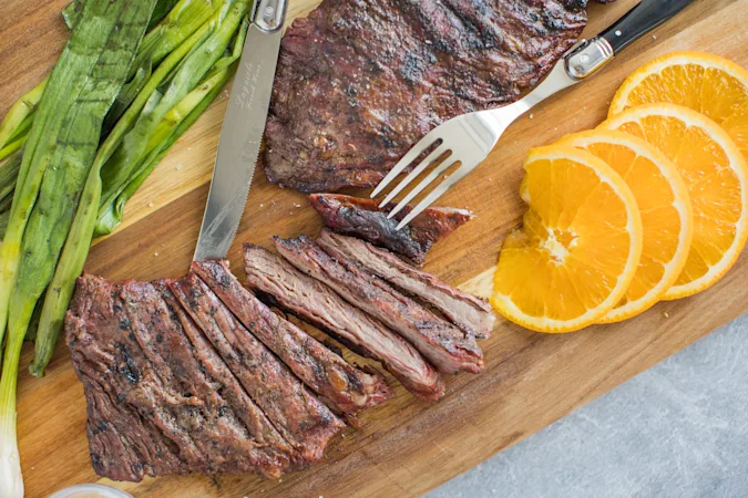 Beer-Marinated Grilled Skirt Steak