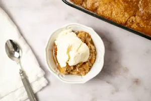 Caramel Apple Cobbler