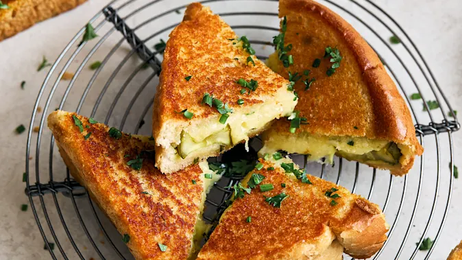 Irish Cheddar Grilled Cheese