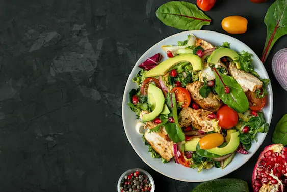 Summer Chicken Pomegranate Salad image