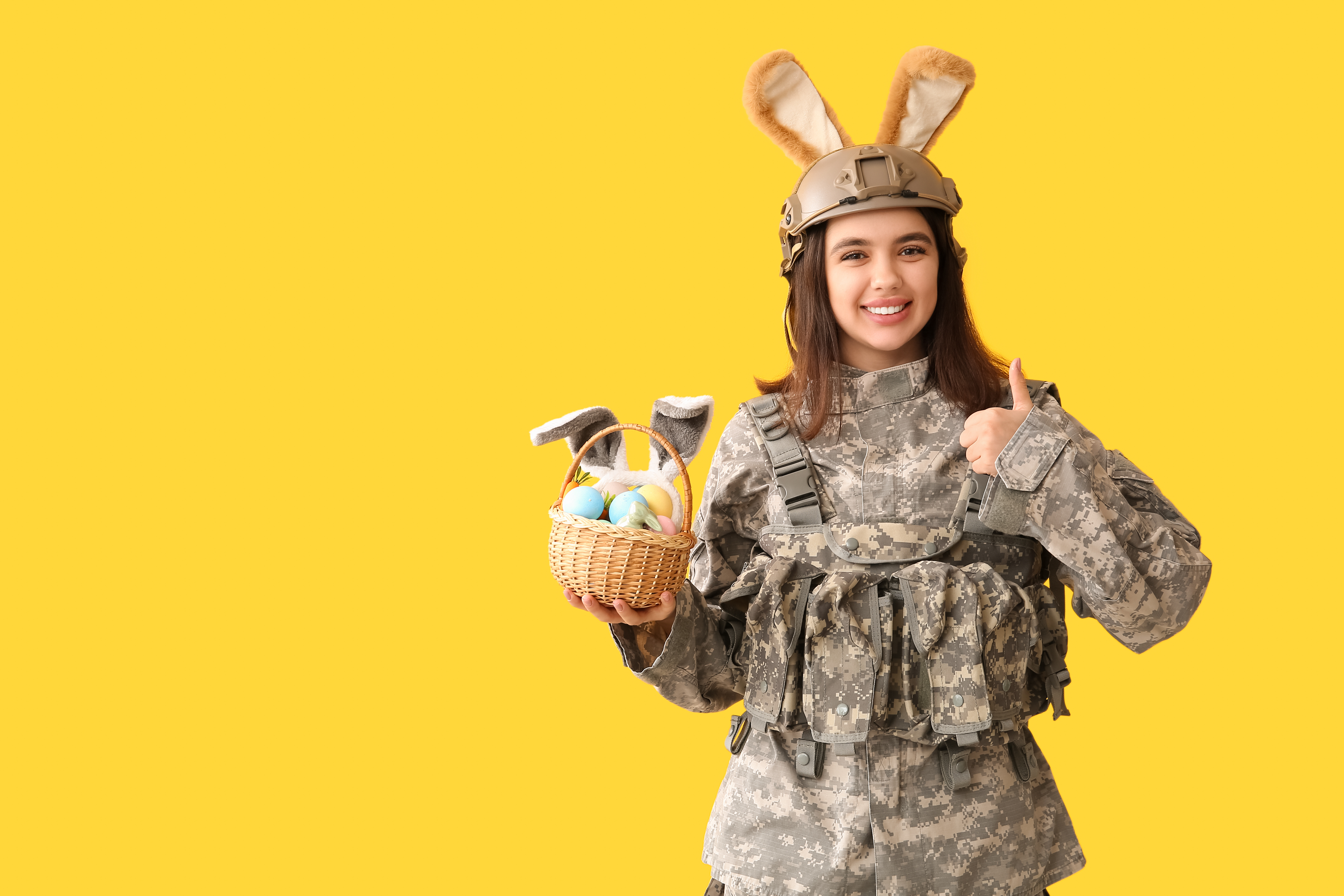 What would you get if you crossed the Easter Bunny with a famous French general? image