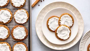 Classic Iced Molasses Cookies 1