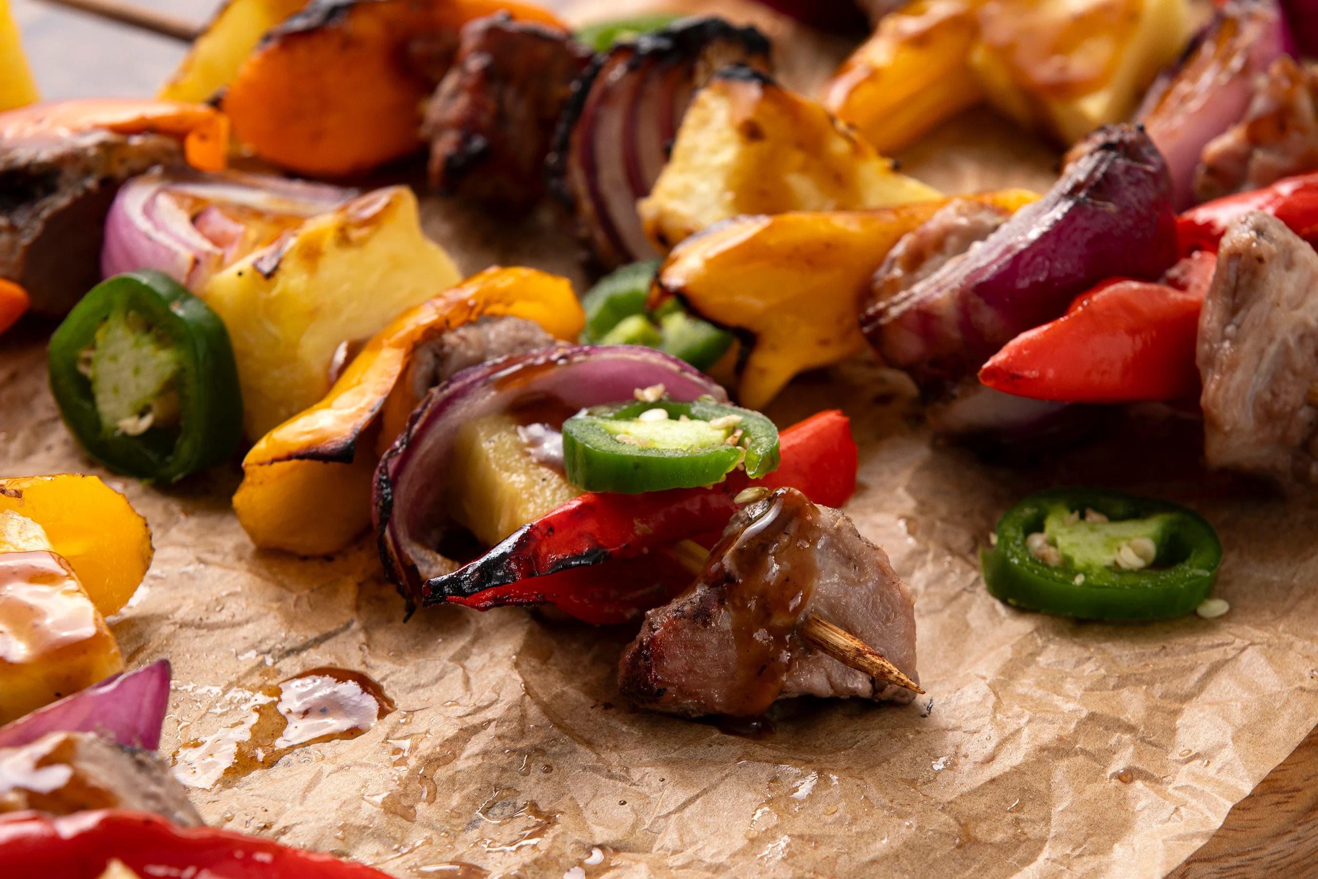 Luau Skewers | Big Recipe
