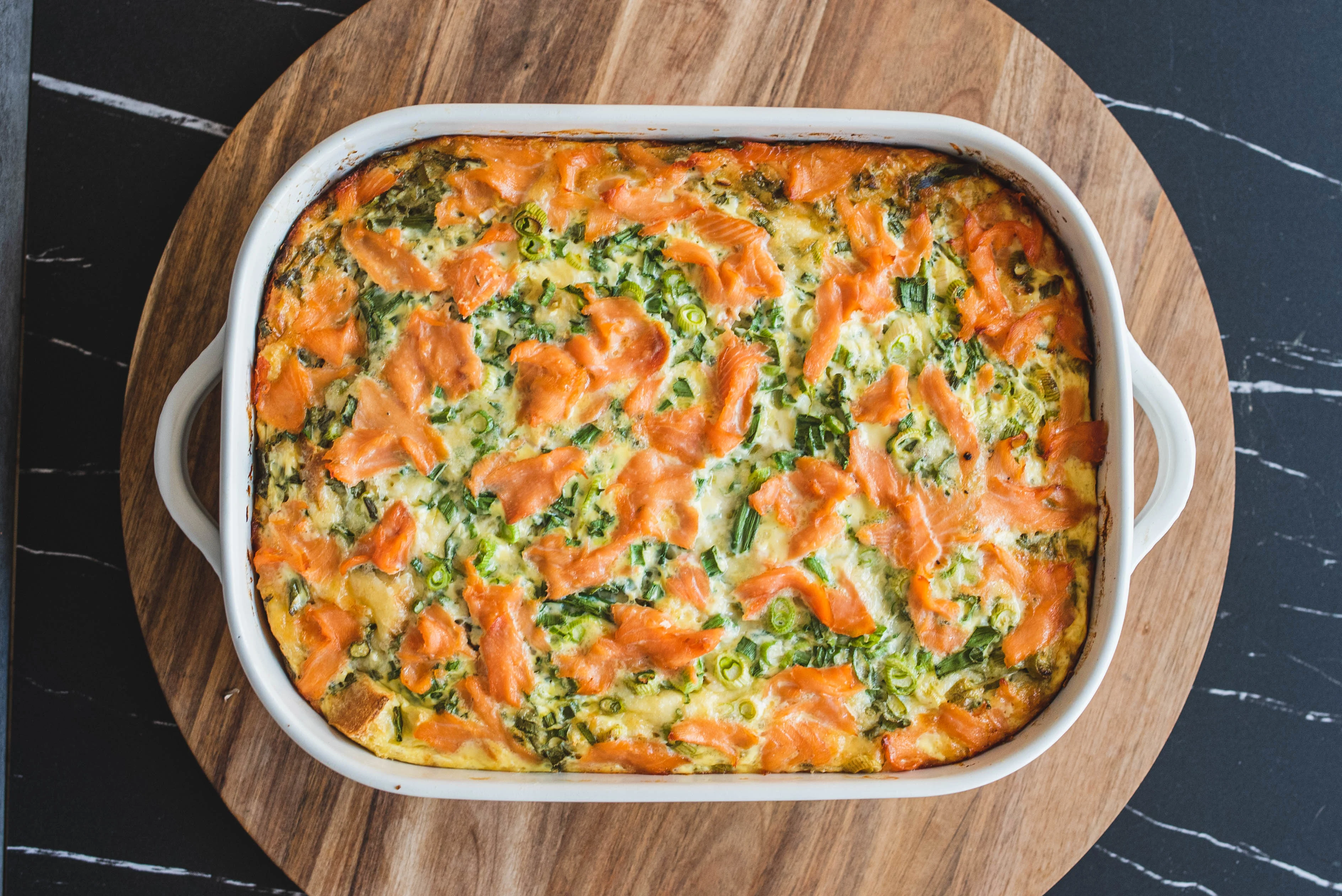 Smoked Salmon Strata | Command Cooking