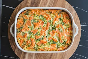 Smoked Salmon Strata