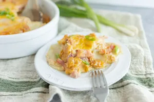 Cheesy Potatoes and Ham