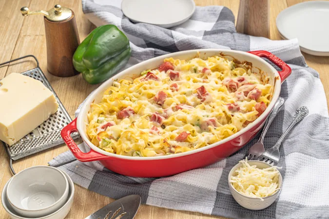 Ham And Swiss Casserole-3