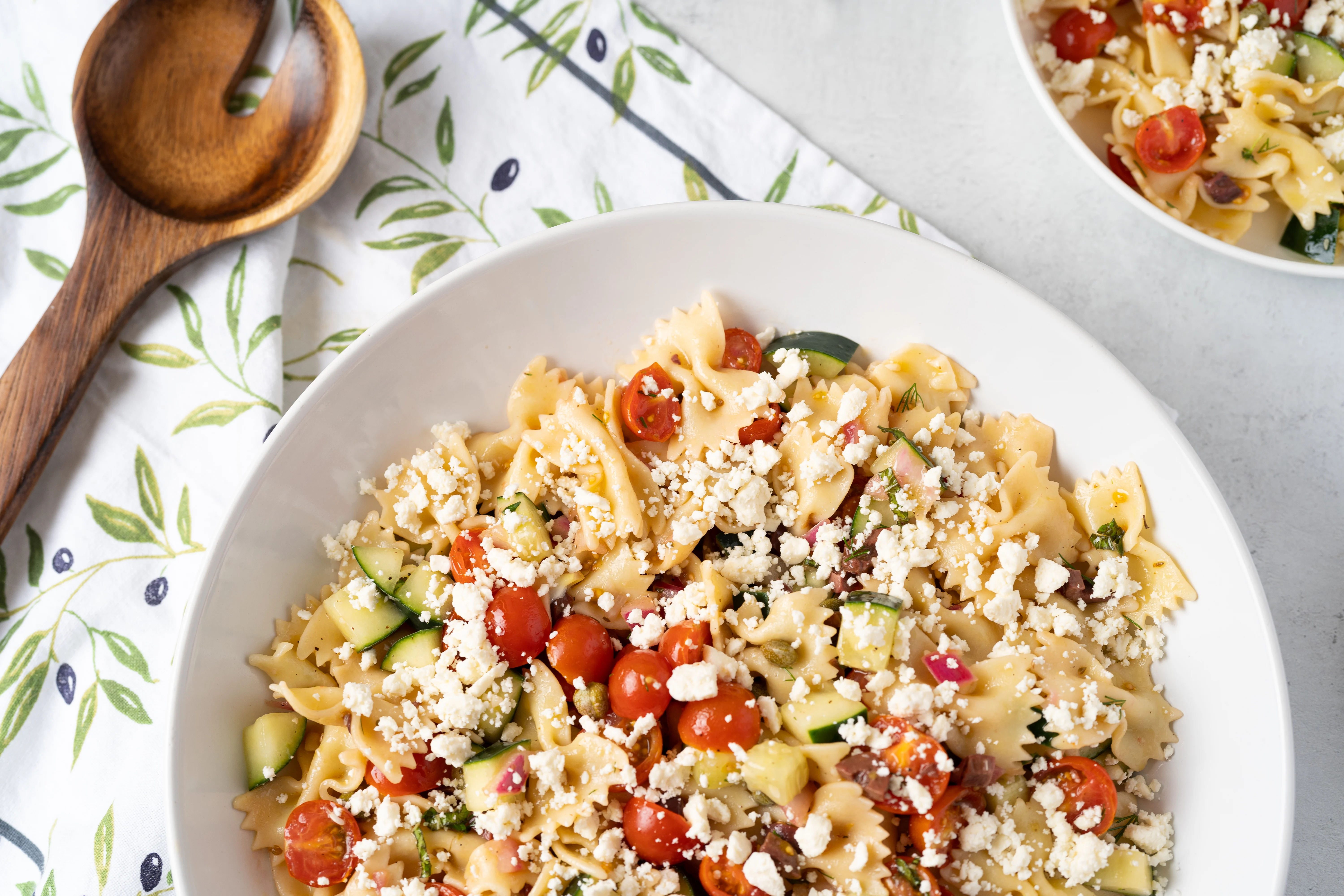Summer Greek Pasta Salad | Cooking Professionally
