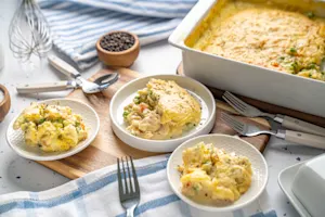 Homestyle Chicken Dumpling Bake