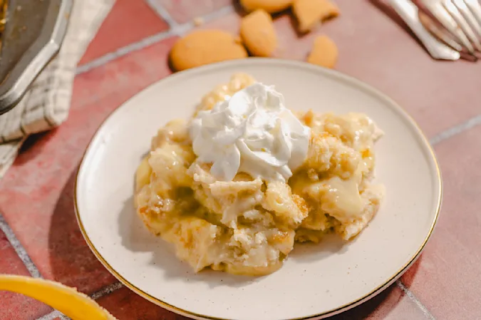 Bert's Banana Pudding Dump Cake
