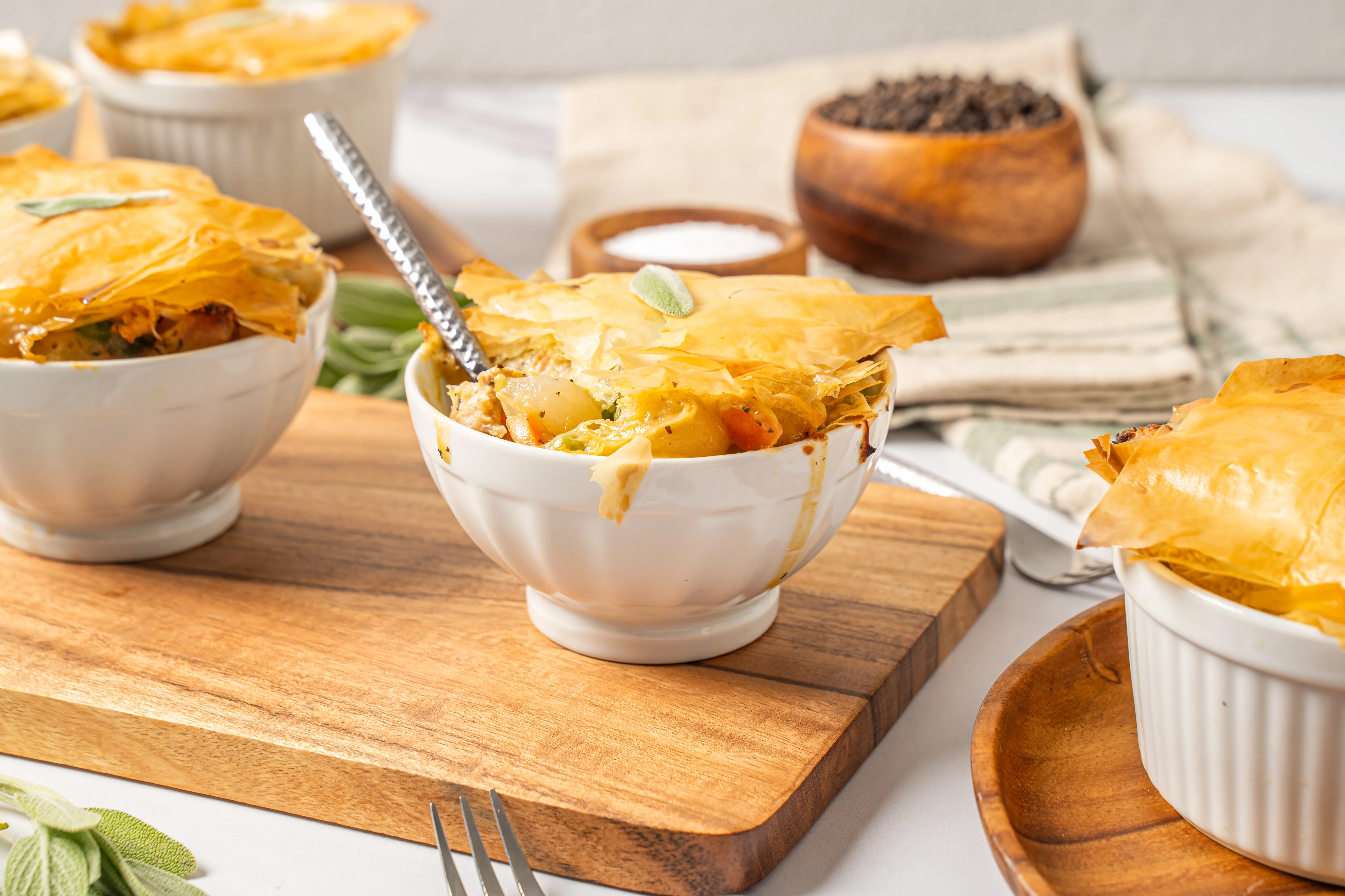 Crusty Turkey Pie | Lazy Cooking