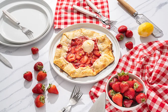 Strawberry Galette