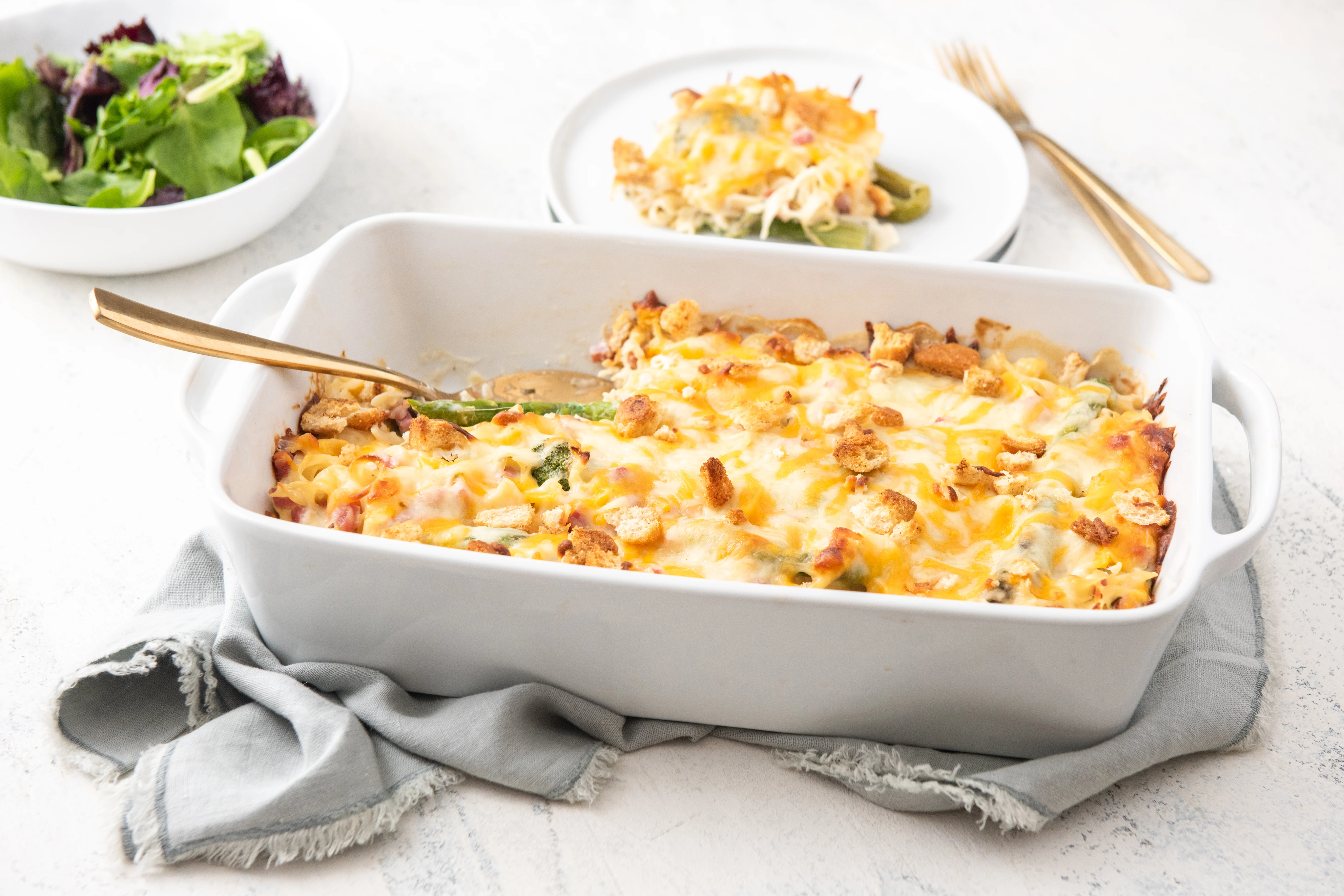 Vintage Ham & Noodle Casserole | Recipe Reader