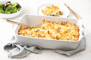 Vintage Ham and Noodle Casserole