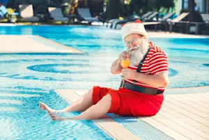 What is Saint Nick's nickname during the summer? image