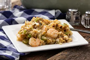 Southern Christmas Seafood Stuffing