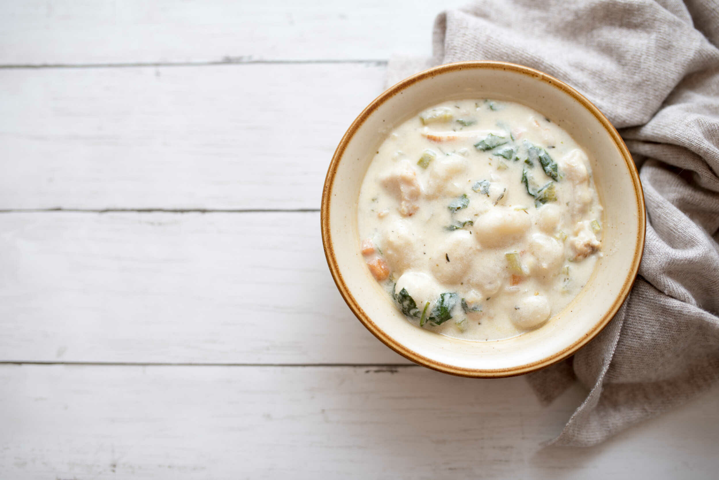 Creamy Chicken Gnocchi Soup image