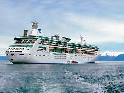 Vision of The Seas cruise ship by Royal Caribbean International, in Alaska