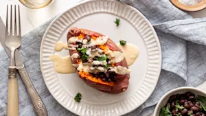 Healthy Stuffed Sweet Potato