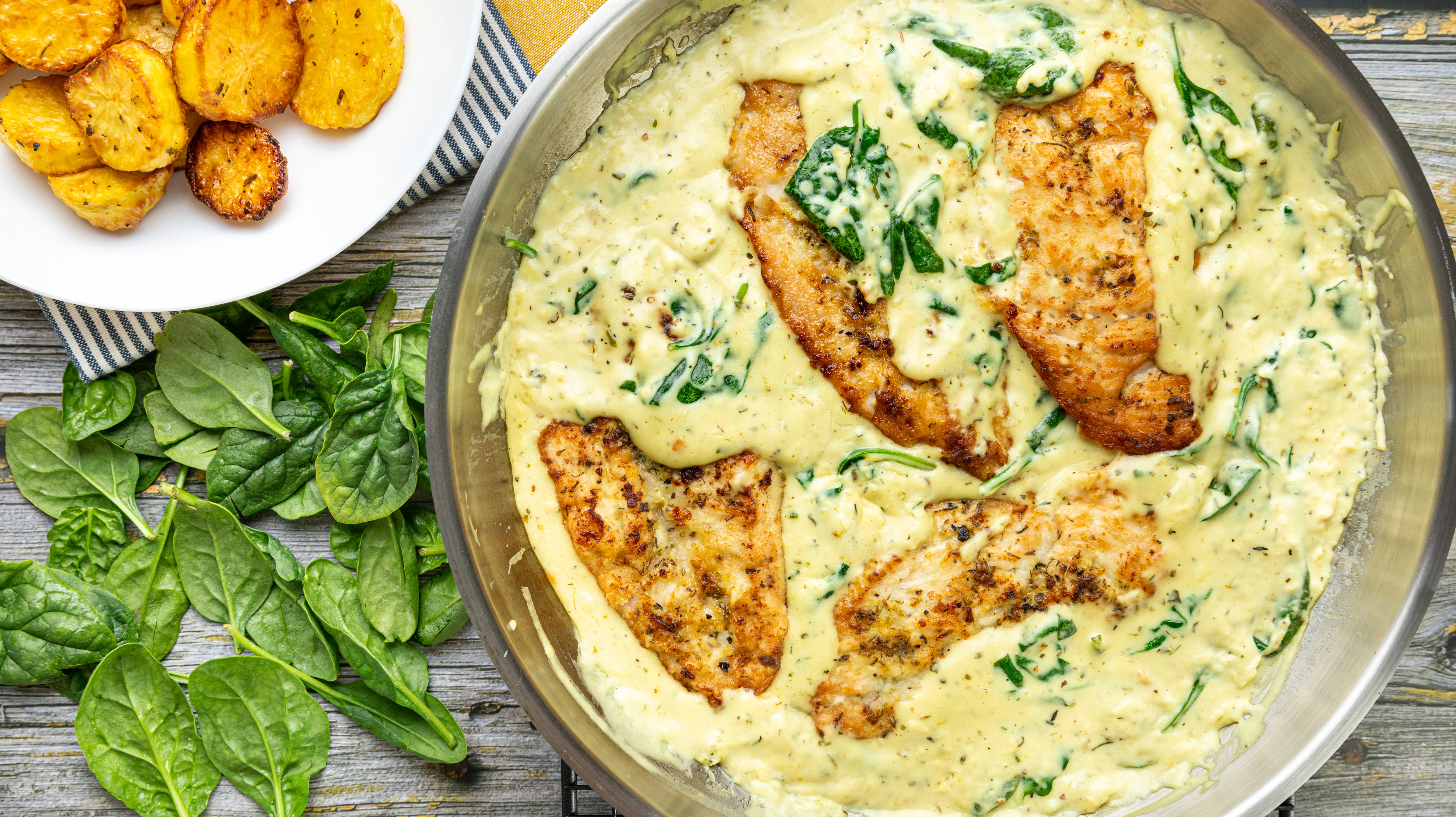 Spinach Chicken | Lazy Cooking