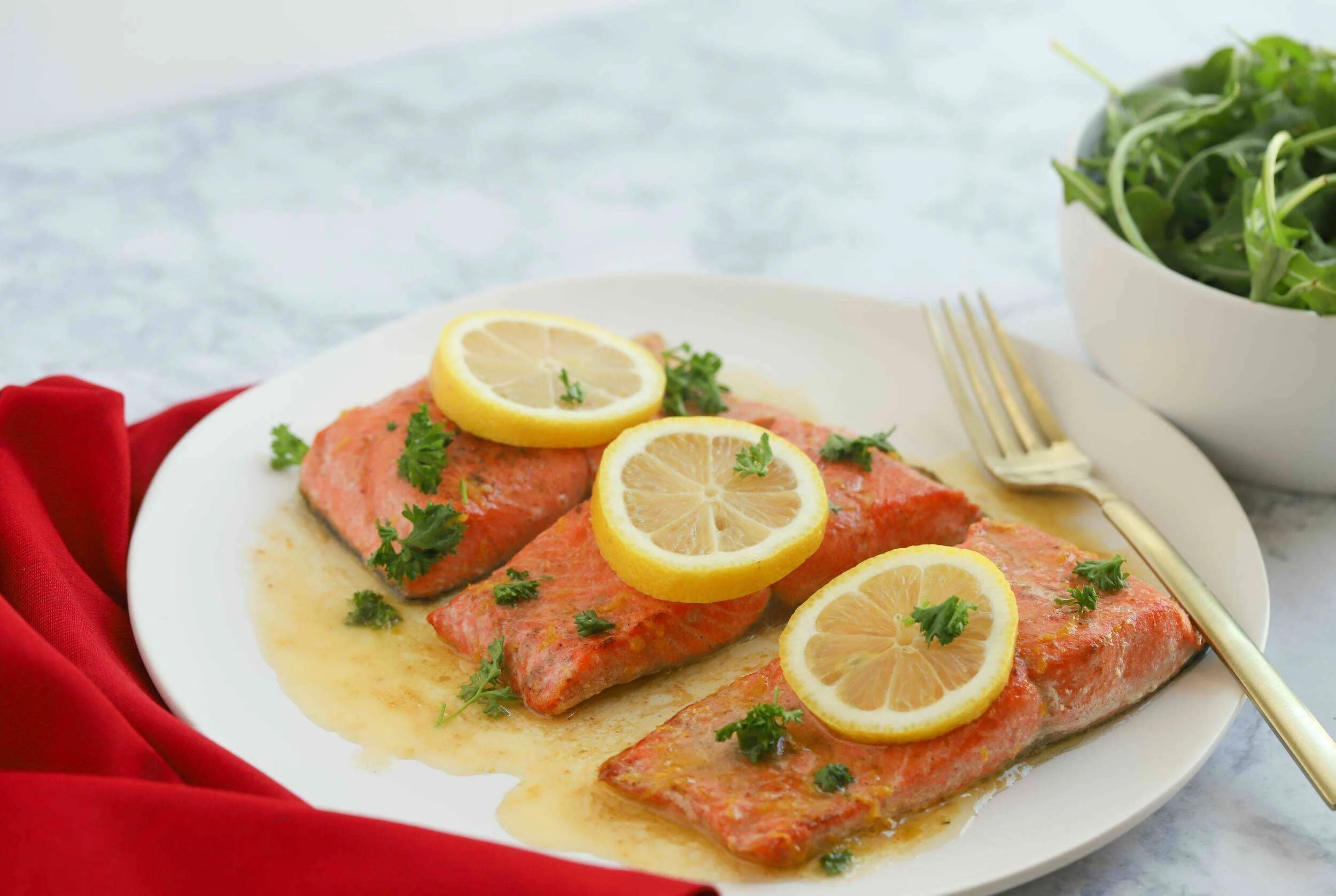 Lemon Butter Salmon | Cooking Professionally
