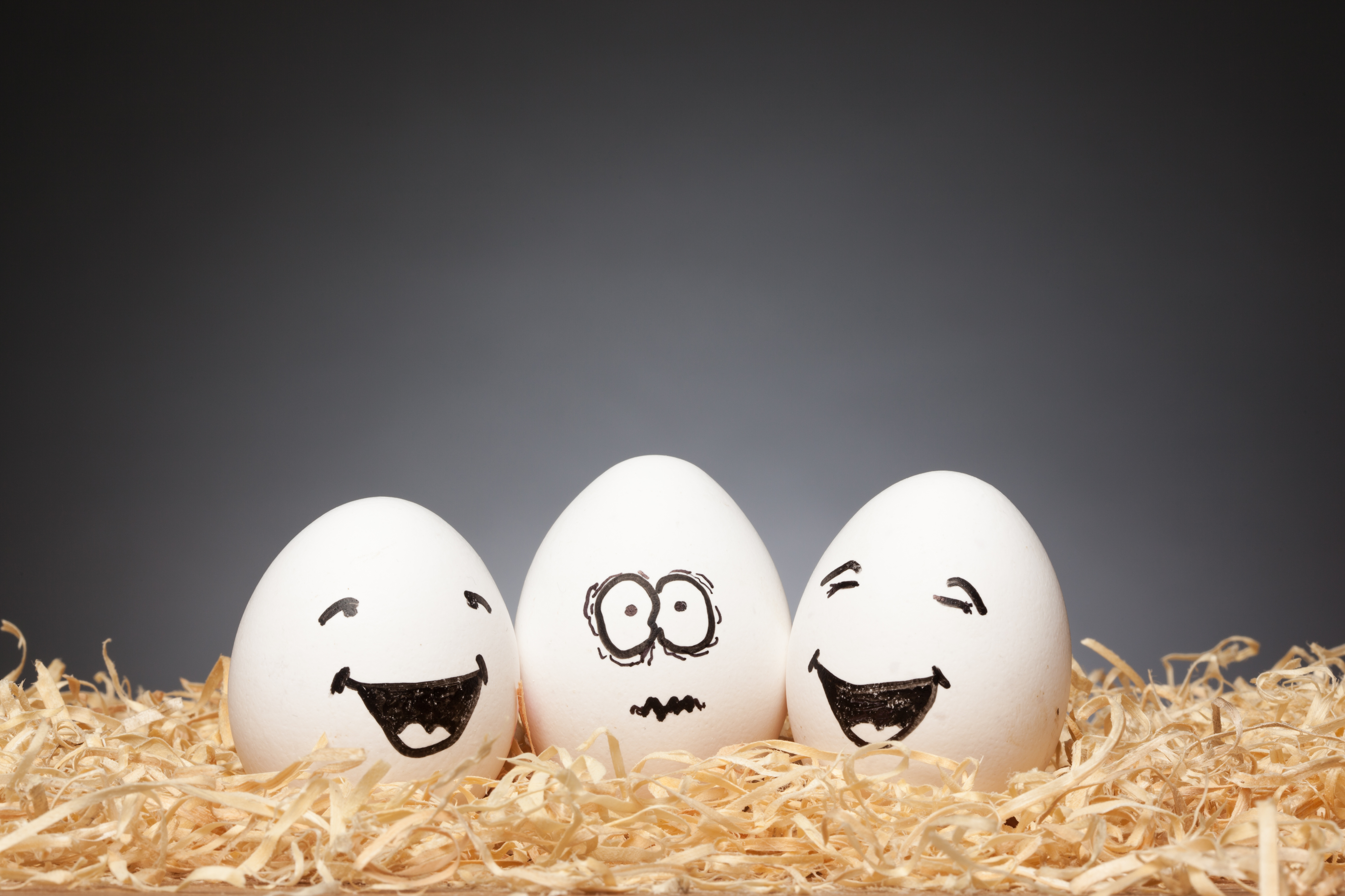 What do eggs say after a long day at work? image