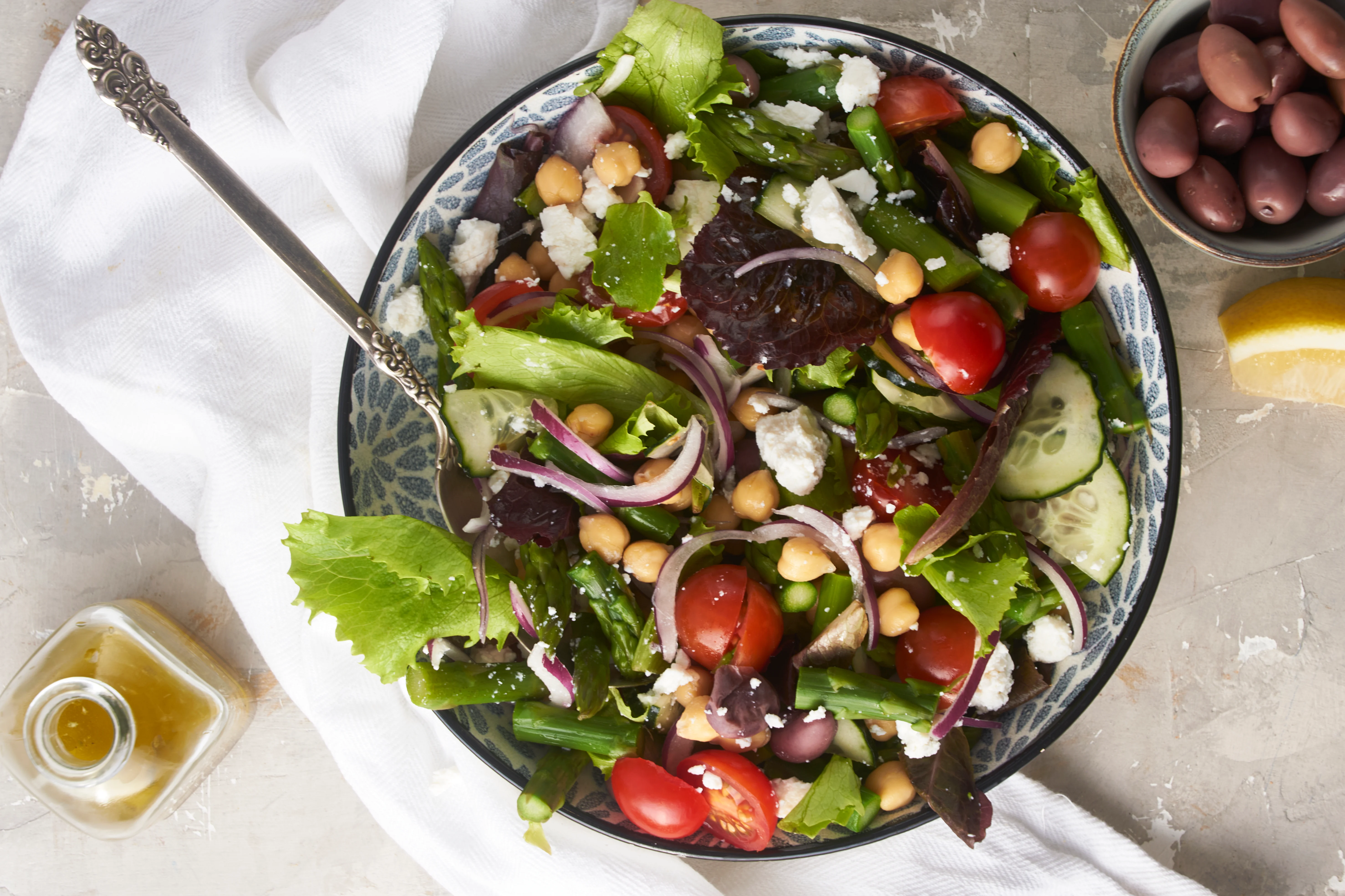 Chopped Asparagus Salad | Lazy Cooking